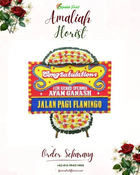 Sewa Papan Bunga Anak Ratu Aji